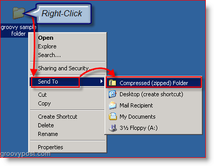 Windows XP Kullanarak Dosyaları ve Klasörleri Sıkıştırın