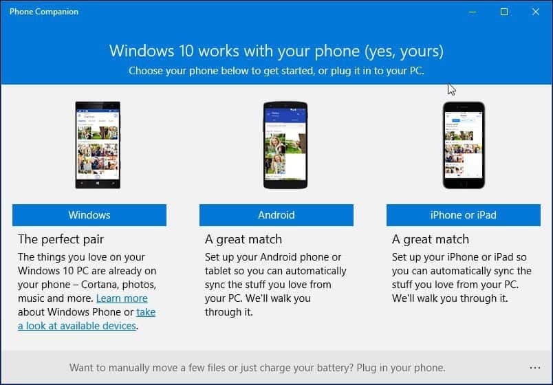 Windows 10'da Yeni Telefon Eşlik Uygulaması Nasıl Kullanılır