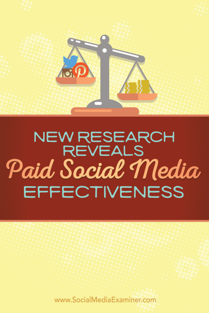 Ücretli sosyal medya pazarlamasına ilişkin araştırma sonuçları