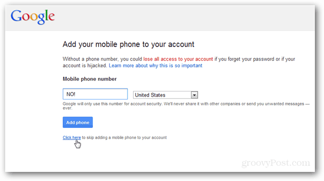 Google, Benden Telefon Numaramı Sormayı Durdur [Unplugged]