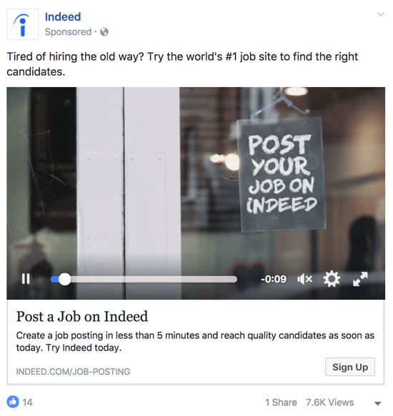 Facebook reklamınızın, teklifinizin faydalarını hedef kitlenize açıkça anlattığından emin olun.