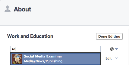 facebook sayfası profili ekleme