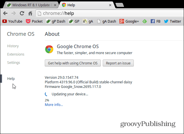 Google Chromebook'unuzu Manuel Olarak Güncelleme