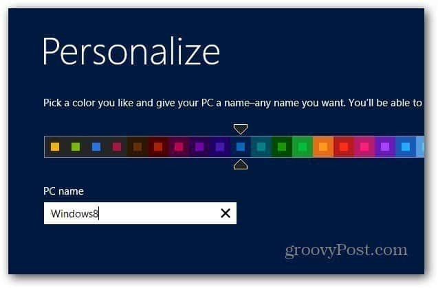 Windows 8'i kişiselleştirin