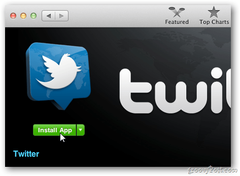 Resmi OS X Twitter Uygulaması