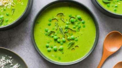 Yeşil bezelye çorbası tarifi! Rahatlatıcı bezelye çorbası nasıl yapılır?