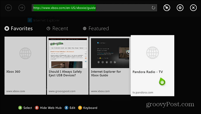 Xbox 360'ınıza Pandora Ekleme