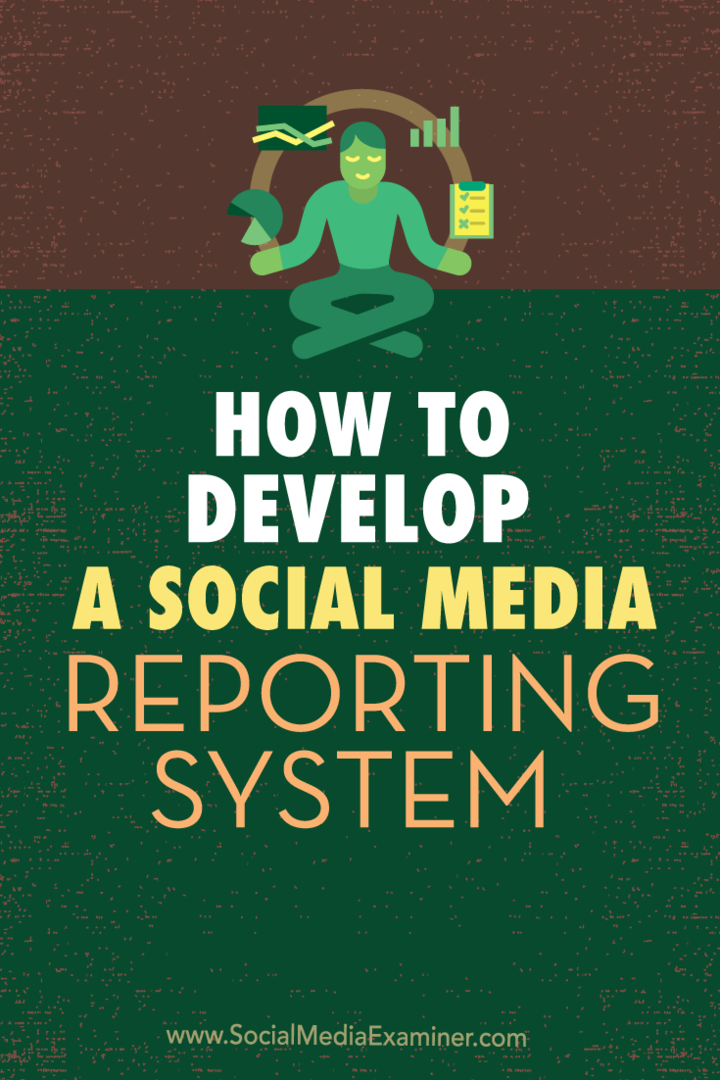sosyal medya raporlama sistemi geliştirme