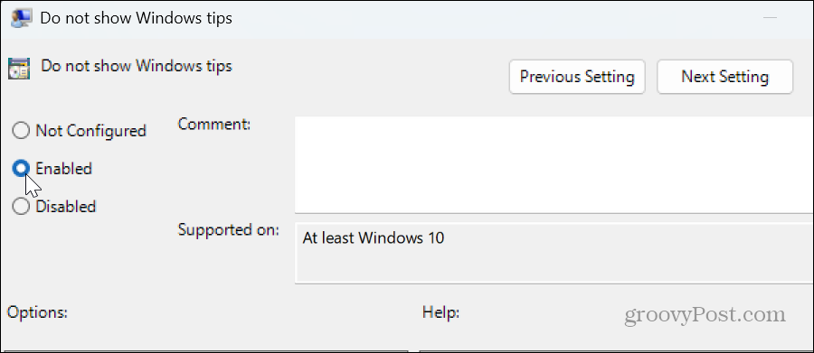 Windows 11 İpuçları ve Öneri Bildirimlerini Devre Dışı Bırakın