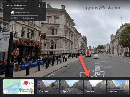 Google Haritalar'da daha eski Sokak Görünümü görüntülerini seçme