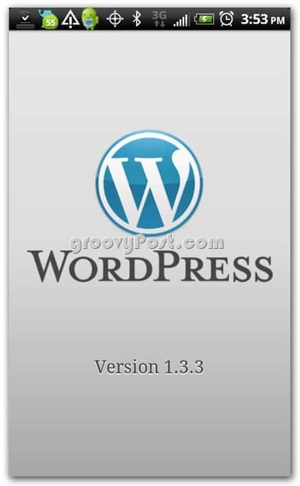 Wordpress Android sürüm 1.33