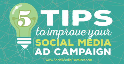 sosyal medya reklam kampanyasını geliştirmek