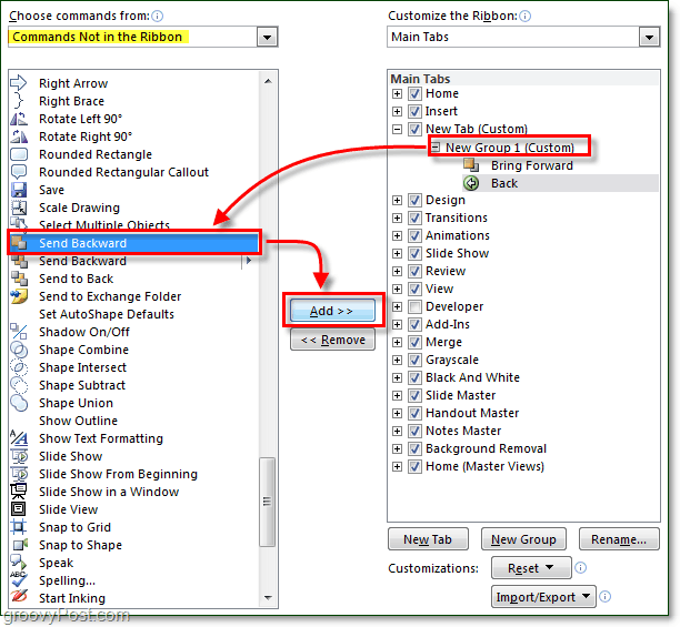 Office 2010'da şeride komutlar ekleme