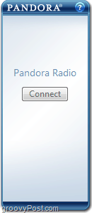 pandora gadget windows 7 başlatmak için bağlantı düğmesi