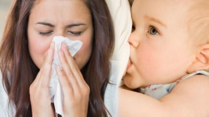 Grip olan anneler bebeğini emzirebilir mi? Grip annelerin bebek emzirme kuralları