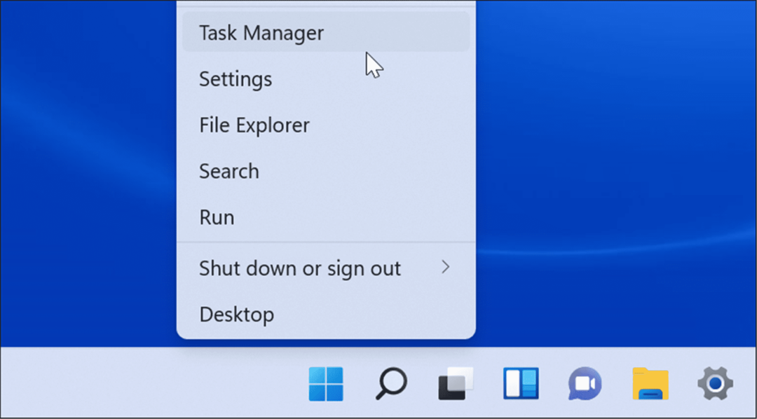 Windows 11'de Görev Yöneticisi'ni açın