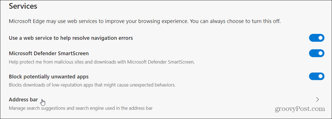 Microsoft Edge Arama Önerileri Nasıl Devre Dışı Bırakılır