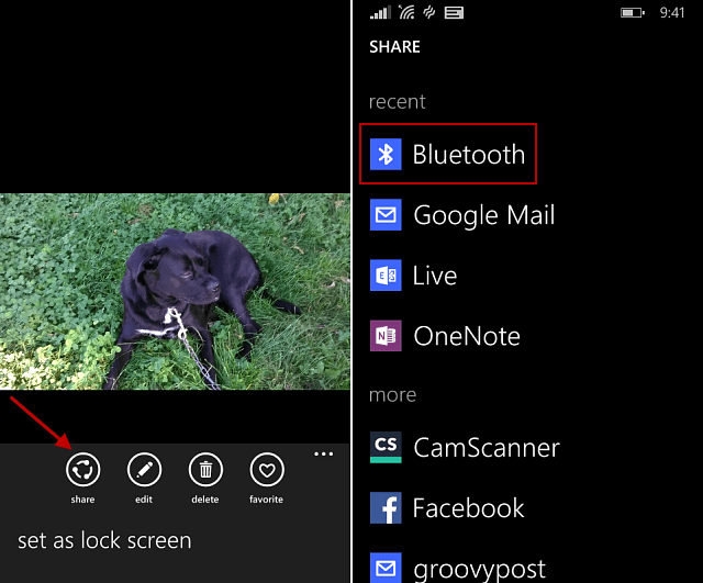 Windows Phone 8.1 İpucu: Dosyaları Bluetooth ile Paylaşma