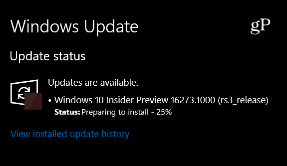 PC için Windows 10 Insider Preview Build 16273 Şimdi Kullanılabilir
