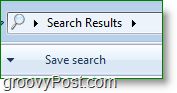 Windows 7 ekran görüntüsü -Windows Search