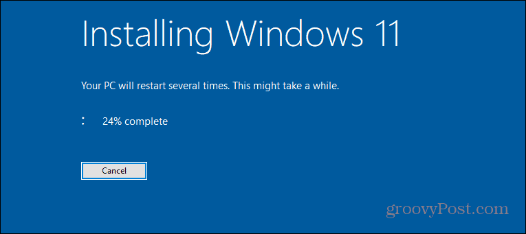 Windows 11'i yükleme