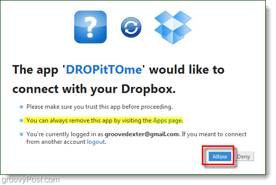 kişilerin dropbox'ınıza yüklemelerine izin ver