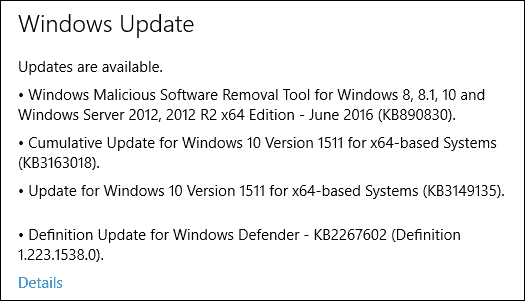 Yeni Windows 10 PC Güncellemesi KB3163018 Derleme 10586.420 Mevcut (Mobil Çok)