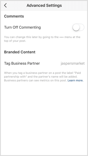 Instagram ücretli ortaklık etiketi