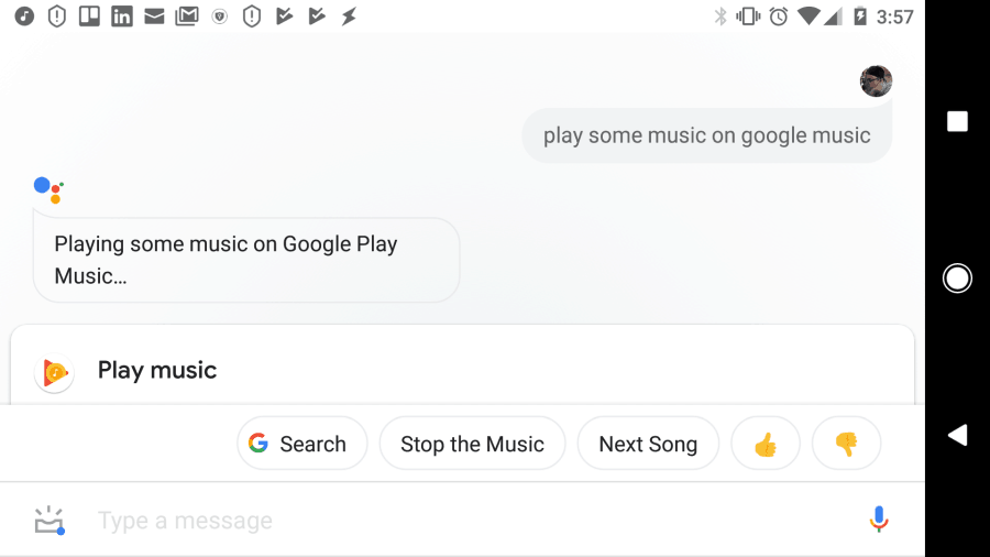 hey google rastgele müzik çal