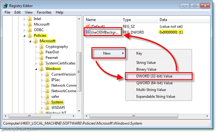 Windows 7 oturum açma arka planı nasıl değiştirilir