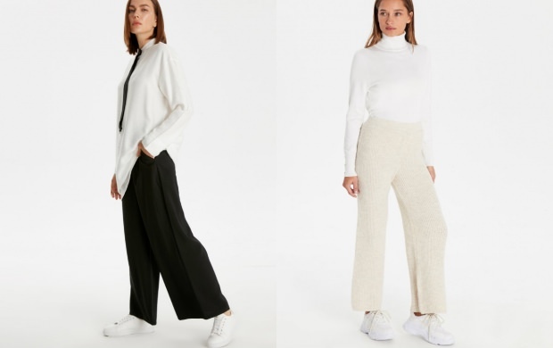 Sezonun trend süper bol paça pantolon modası