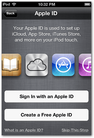 Apple Kimliği iOS 6