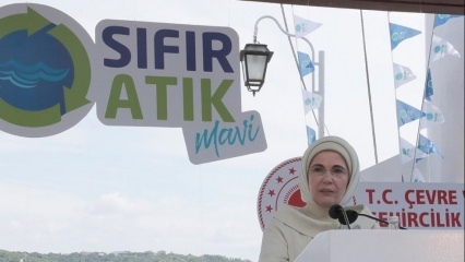 Emine Erdoğan'dan 'Sıfır Atık Mavi' projesine destek çağrısı