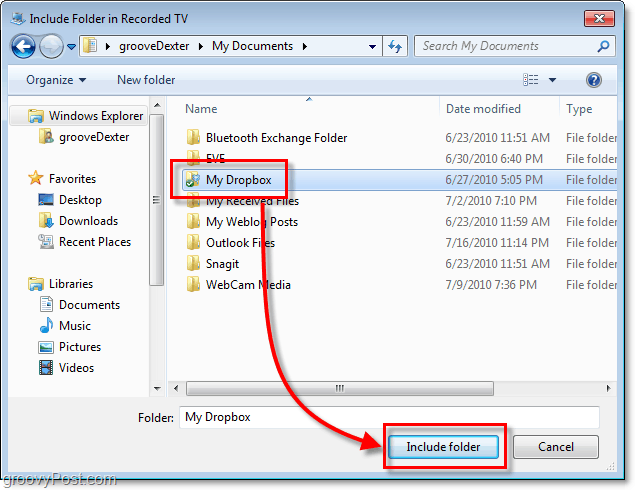Windows Başlat Menüsüne "Dropbox'ım" ekle