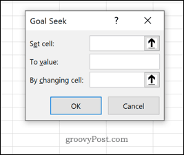 Excel Hedef Araması penceresi