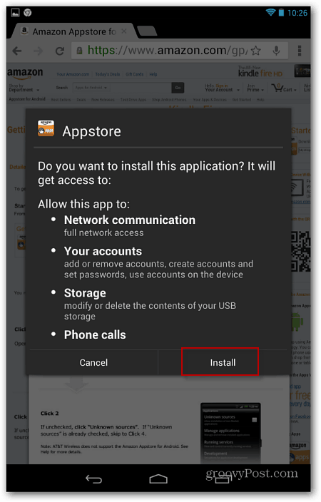 Amazon App Store'u Kurmaya Başlayın