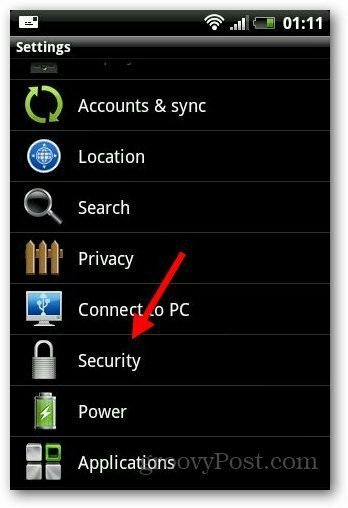 Güvenlik Kilidi Android 2