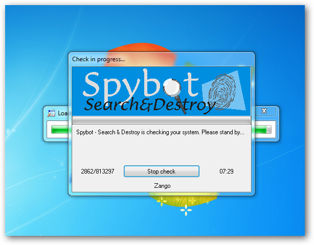 Spybot Arama ve Yok Etme Taraması