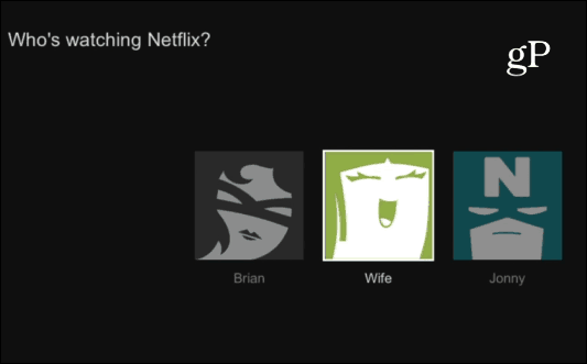 Netflix kullanıcı profilleri
