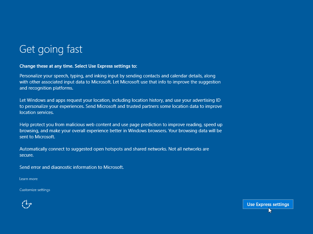 13 Hızlı Ayarları Kullanma Windows 10 Temiz Yükleme