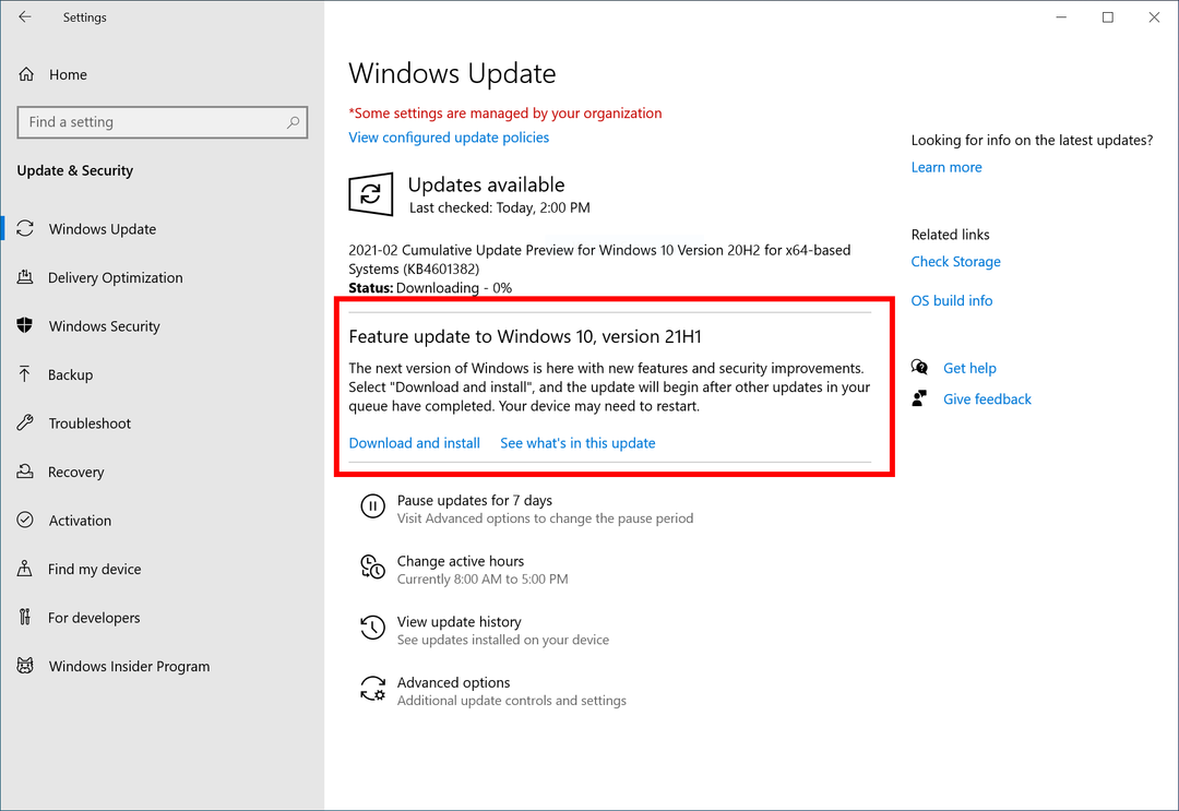 Microsoft, Windows 10 21H1'i Resmi Olarak Duyurdu