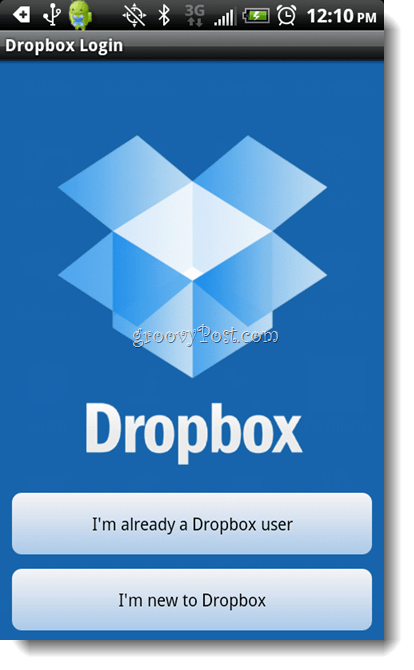 Android Dropbox Yükleme Dropbox Girişi
