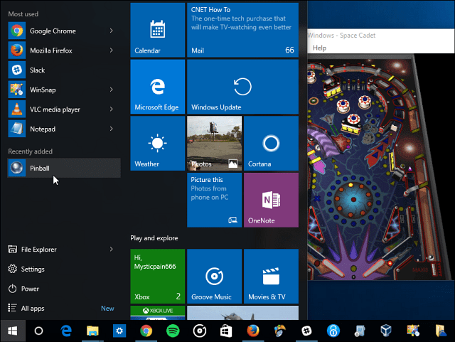 Uzay Harbiyesi Windows 10