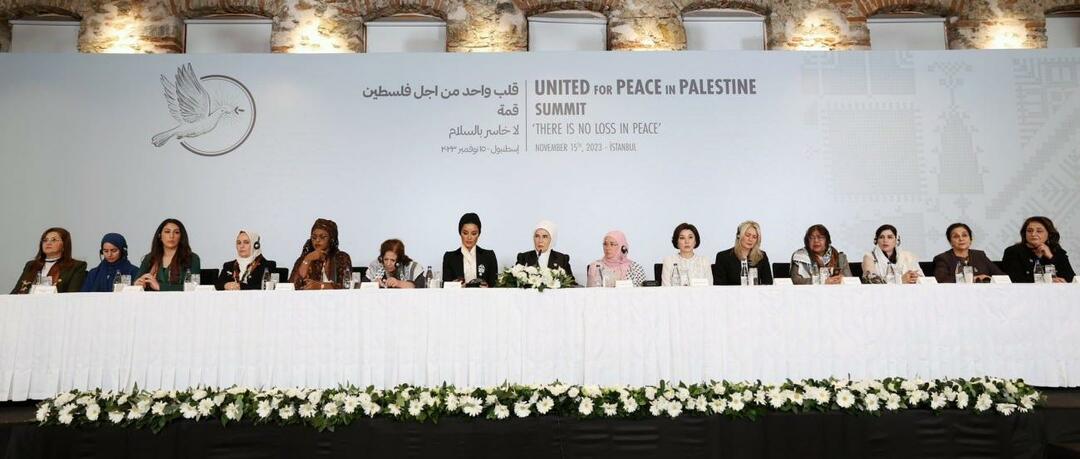 Filistin İçin Tek Yürek Zirvesi Basın Toplantısı