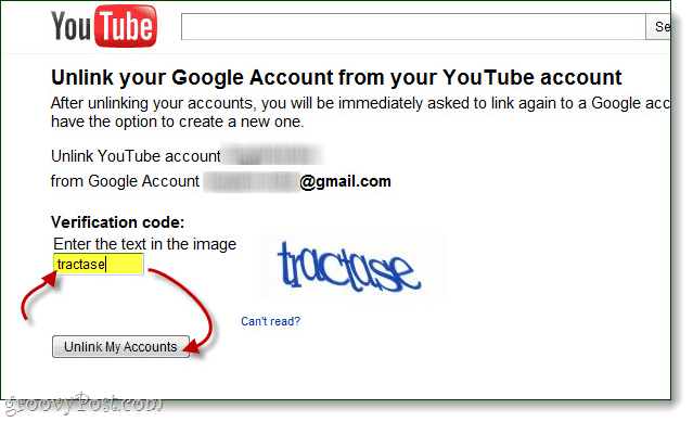 google ve youtube hesaplarınızın bağlantısını kaldırmak istediğinizi onaylayın