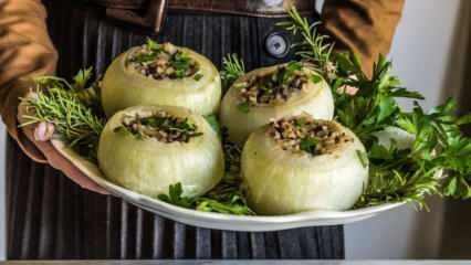 Piyaziye nasıl yapılır? Osmanlı mutfağının soğan dolması piyaziye tarifi!