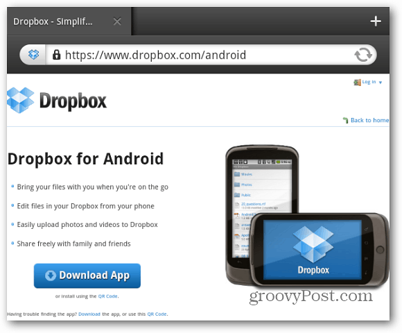 Android için Dropbox