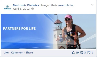 medtronic diabetes ilk facebook banner'ı