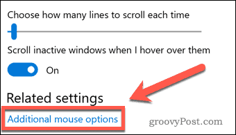 Windows Ek Fare Seçenekleri Bağlantısı