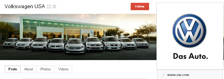 Volkswagen sayfası